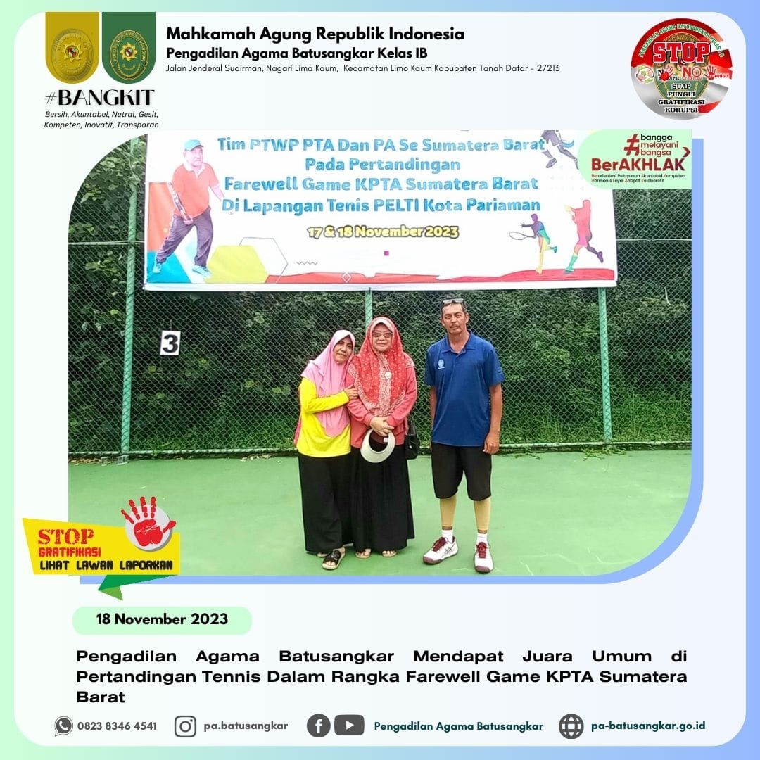 juara umum tennis