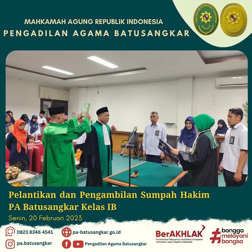 pelantikan hakim arif