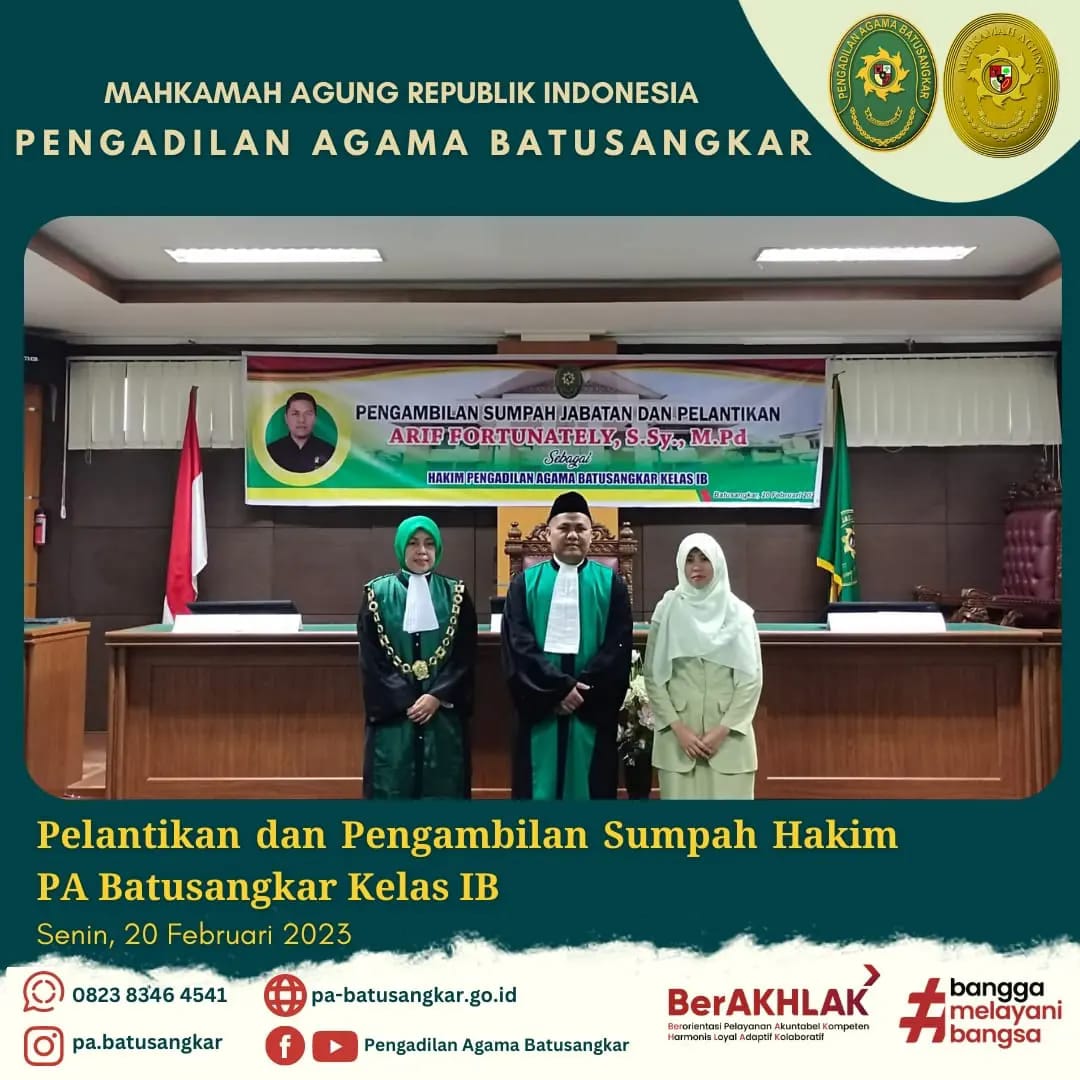 pelantikan hakim arif2