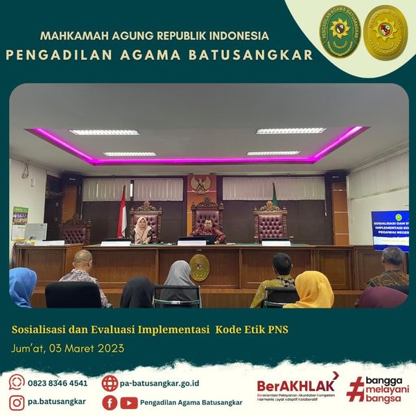 sosialisasi kode etik pns