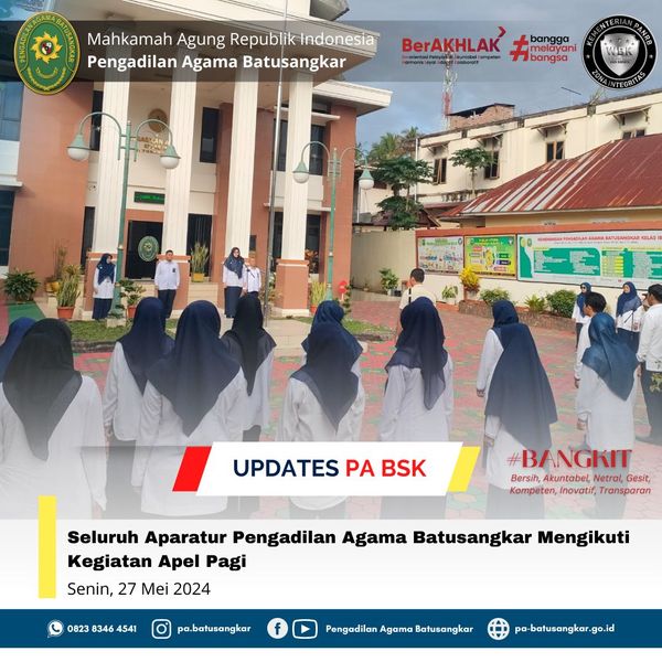 apel pagi 27 Mei