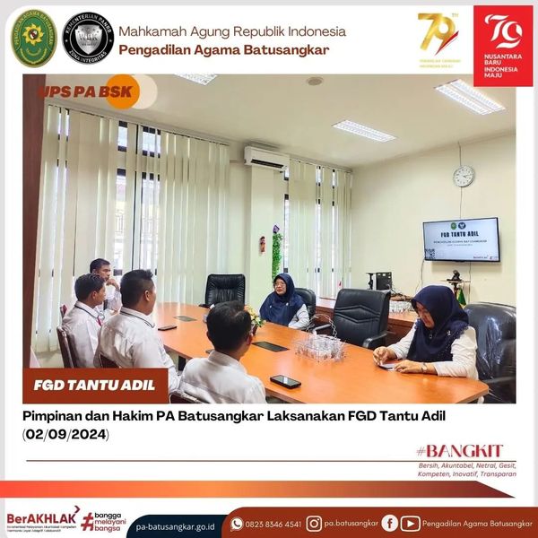 fgd tantu adil