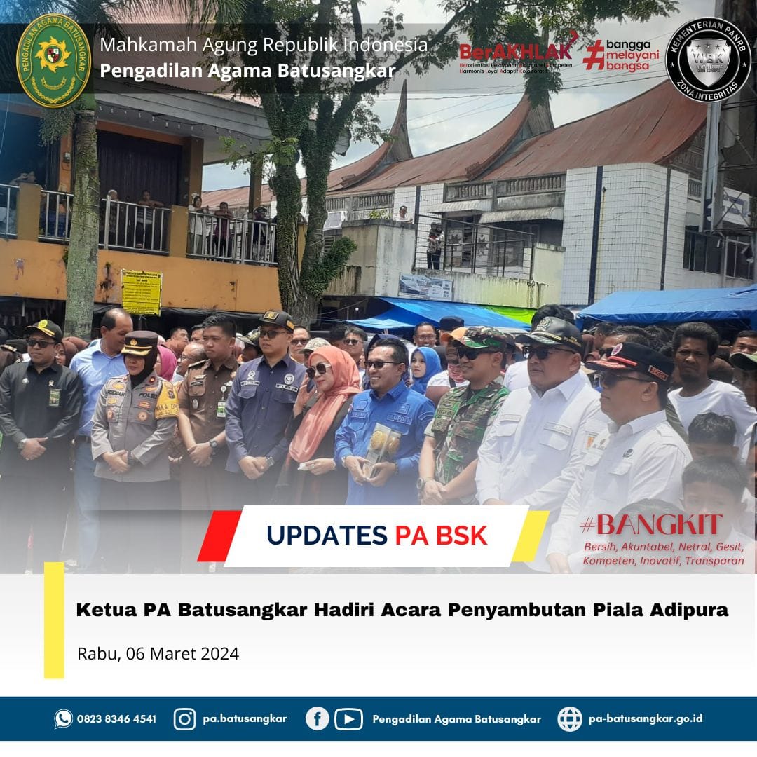 ketua hadiri penyambutan piala adipura