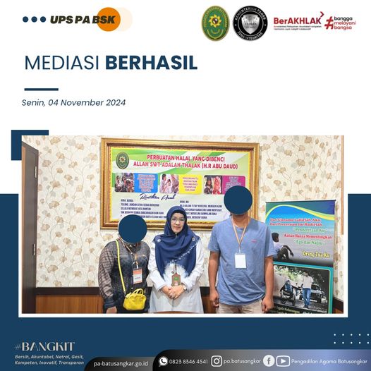 mediasi berhasil dg pencabutan