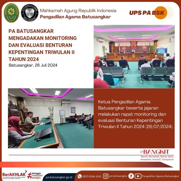 monev benturan kepentingan