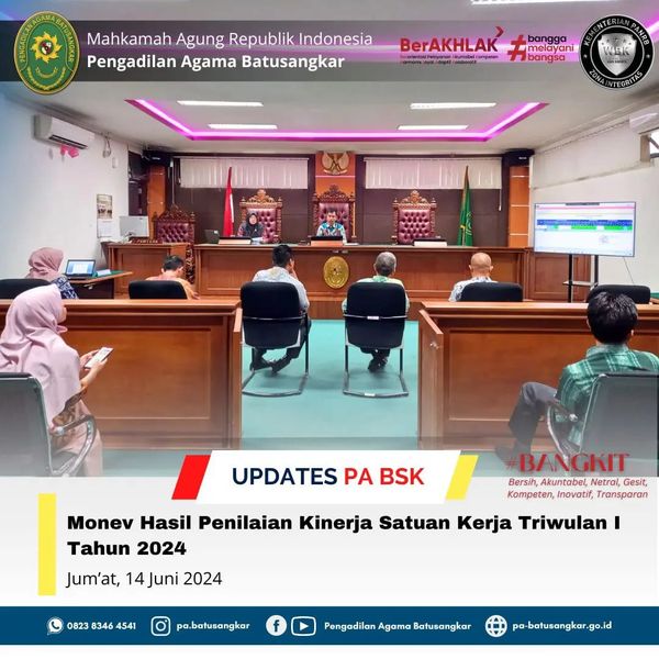 monev hasil penilaian triwulan