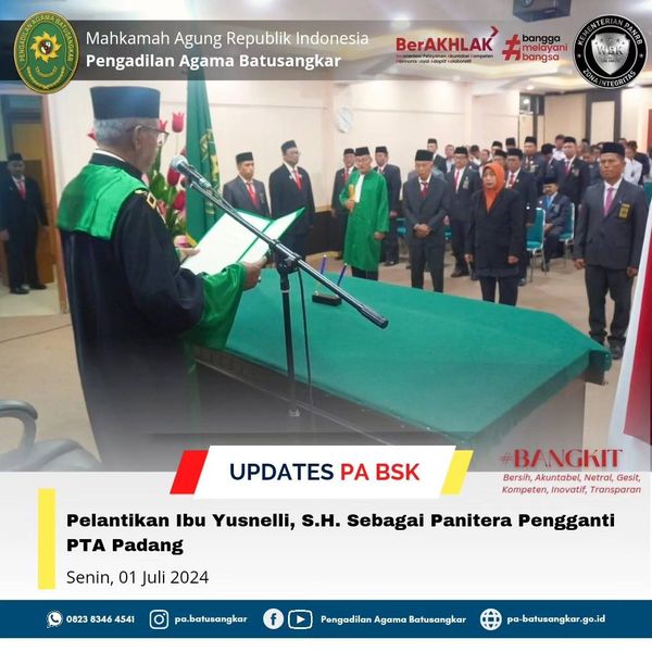 pelantikan yusnelli sbg PP PTA
