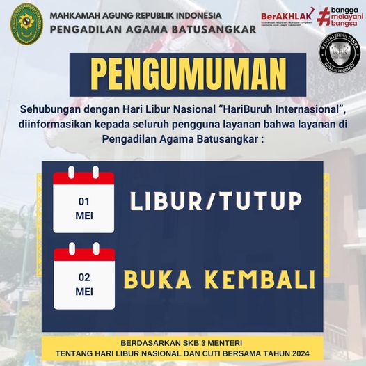 pengumuman libur hari buruh