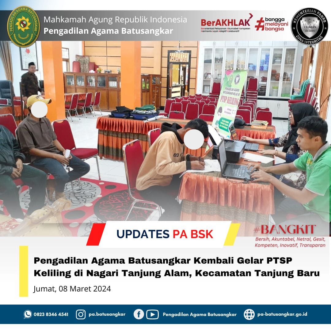 ptsp keliling tj alam