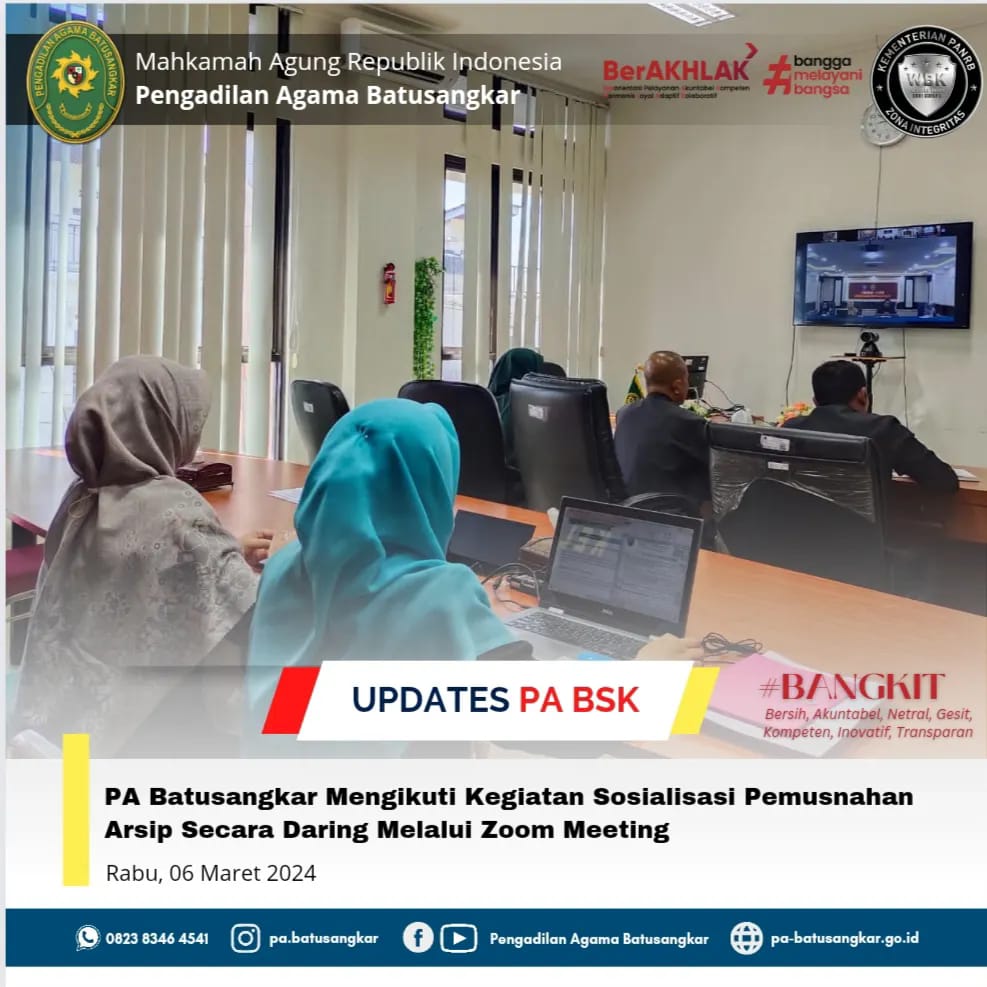 sosialisasi pemusnahan arsip