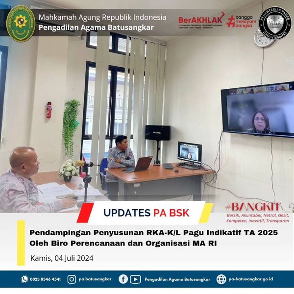 zoom pendampingan penyusunan RKAKL TA 2025