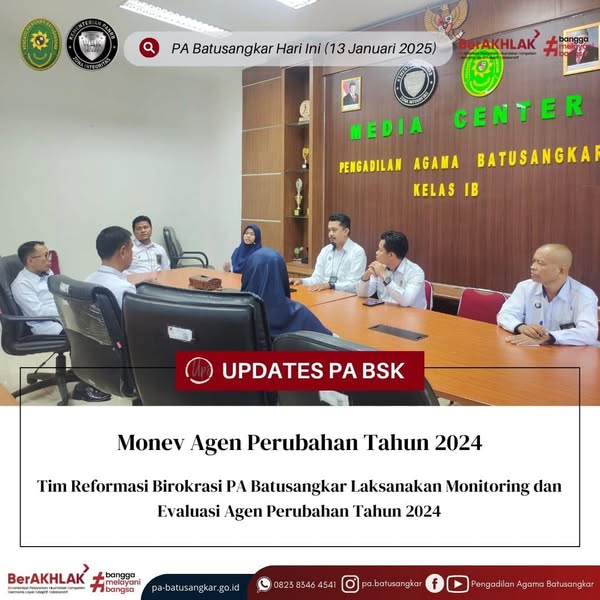 monev agen perubahan 2024 2