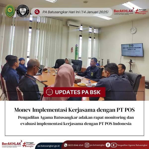 monev kinerja dengan pt pos