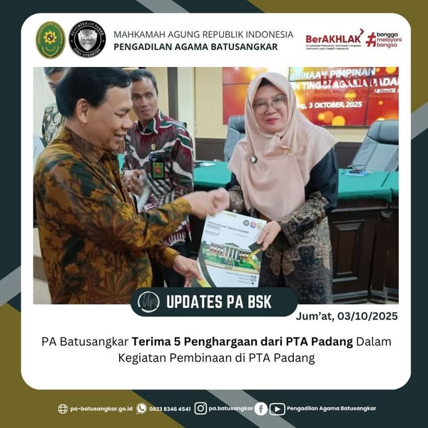 penghargaan dari PTA3
