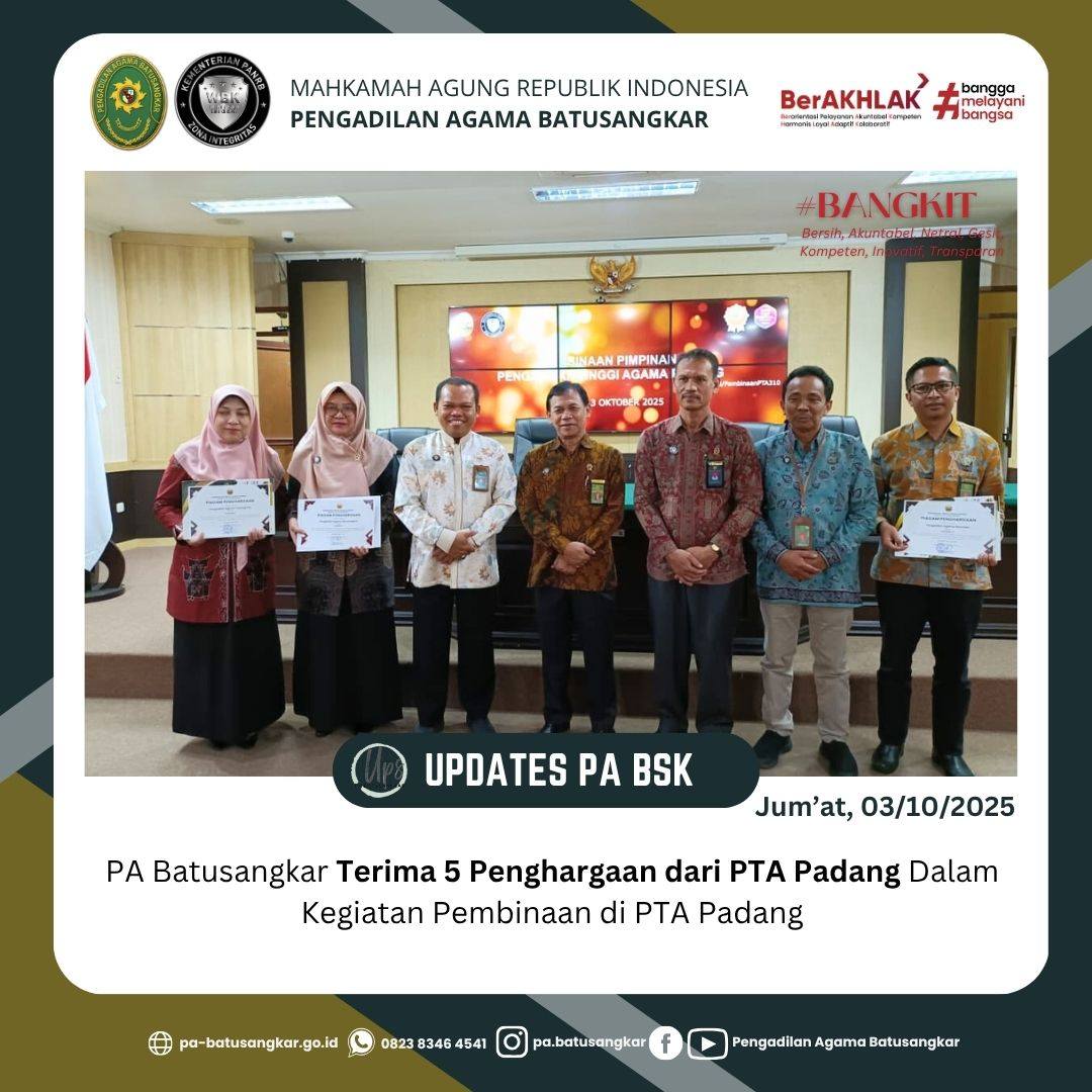 penghargaan dari PTA5