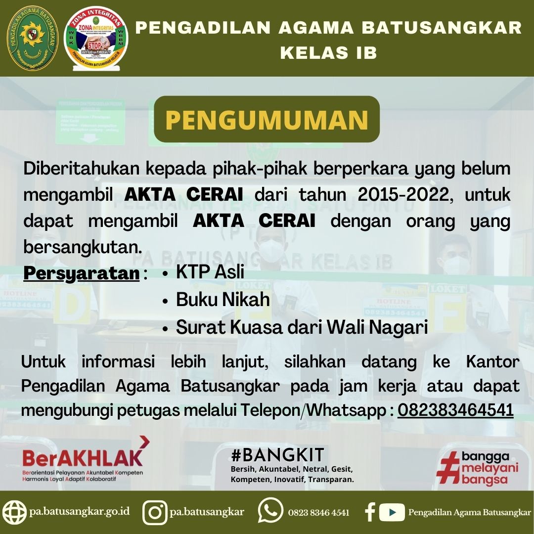 Pengumuman
